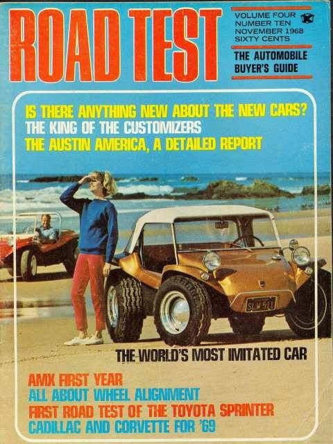 A magazine with a Dune Buggy.