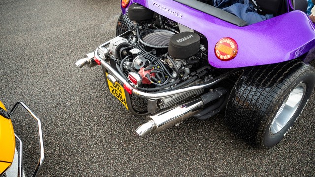 The engine of a Dune Buggy.