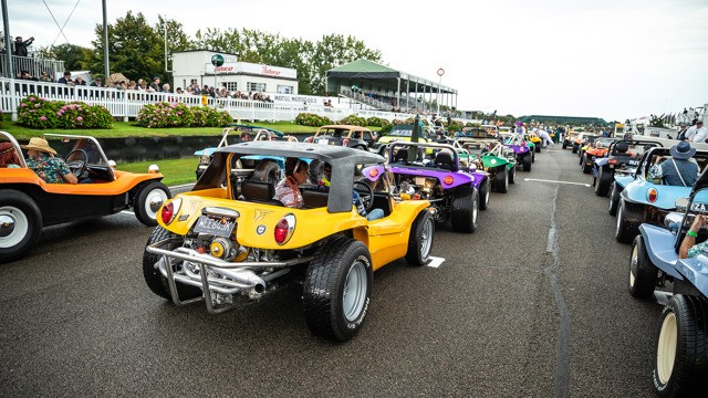 The Dune Buggies in the parade.