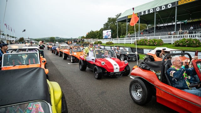 The Dune Buggies in the parade.