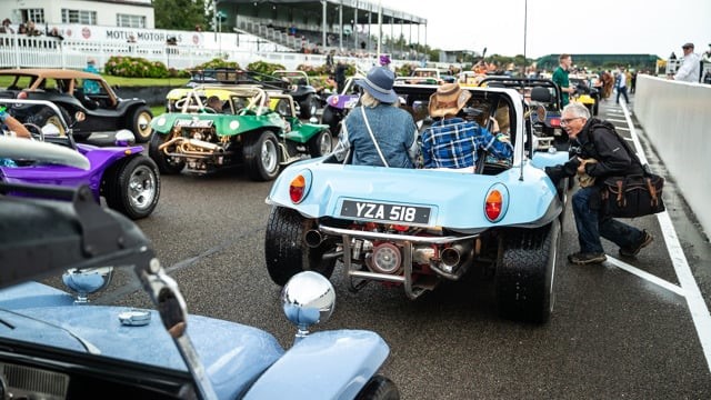 The Dune Buggies in the parade.