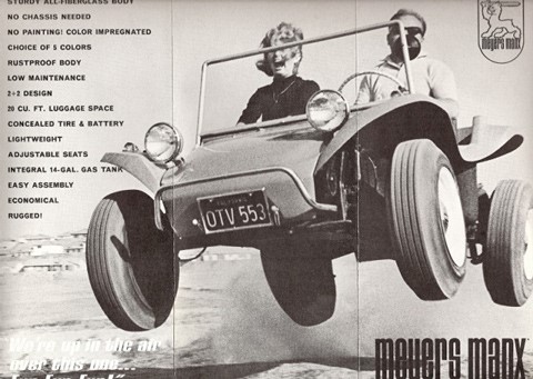 A Dune Buggy on a magazine.