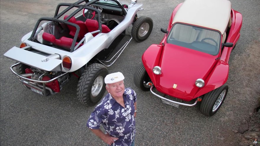 Bruce Meyers and two Dune Buggies.