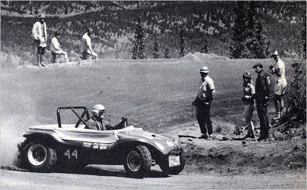 A Dune Buggy in a race.