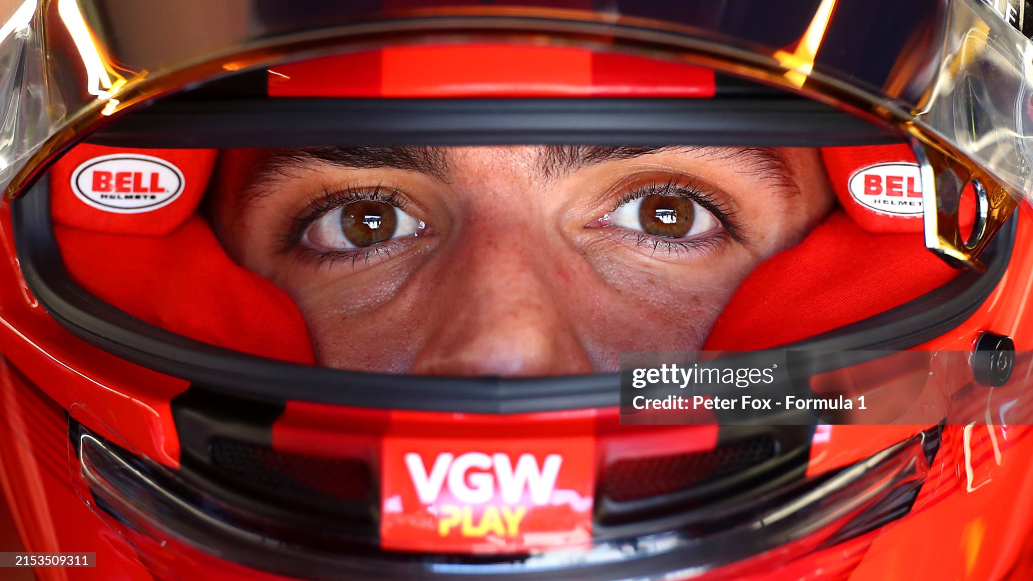 Carlos Sainz of Spain and Ferrari prepares to drive in the garage during final practice ahead of the F1 Grand Prix of Emilia-Romagna at Autodromo Enzo e Dino Ferrari on May 18, 2024 in Imola, Italy. 