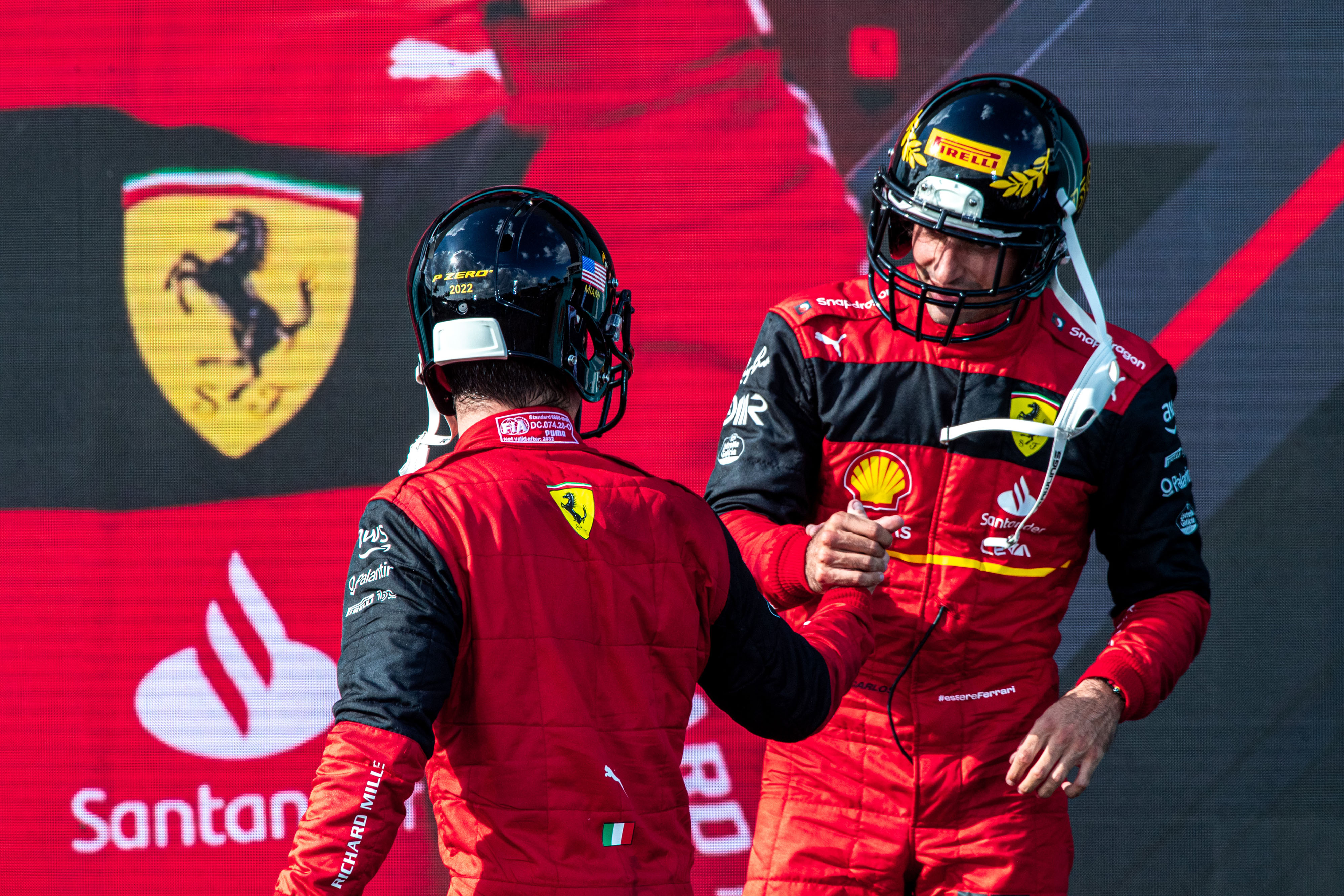 Carlos Sainz during the Miami Grand Prix at Miami International Autodrome on Sunday May 08, 2022. 