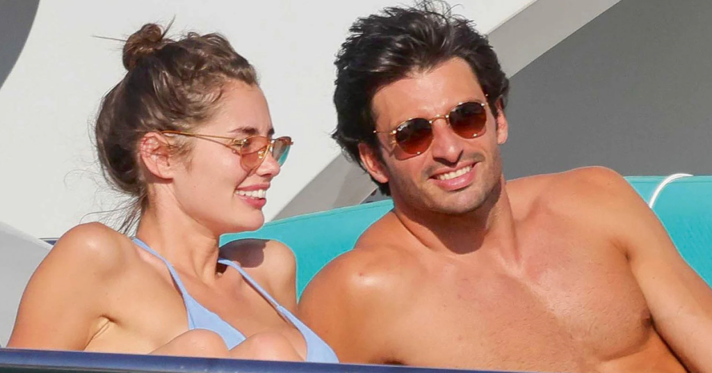 Rebecca Donaldson and Carlos Sainz were first seen together in June 2023.