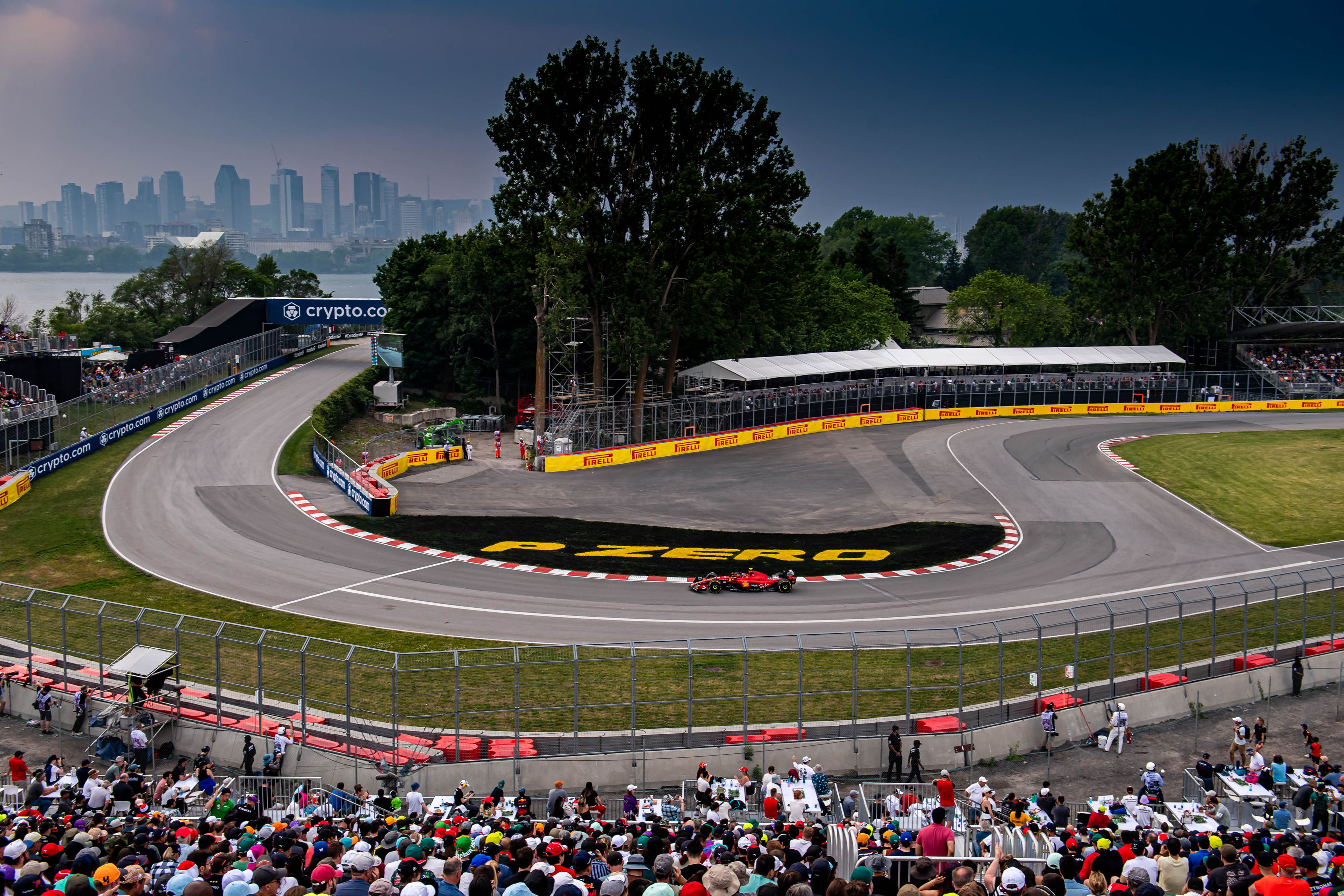 Carlos Sainz, free practice of the 2023 Canadian Grand Prix. 