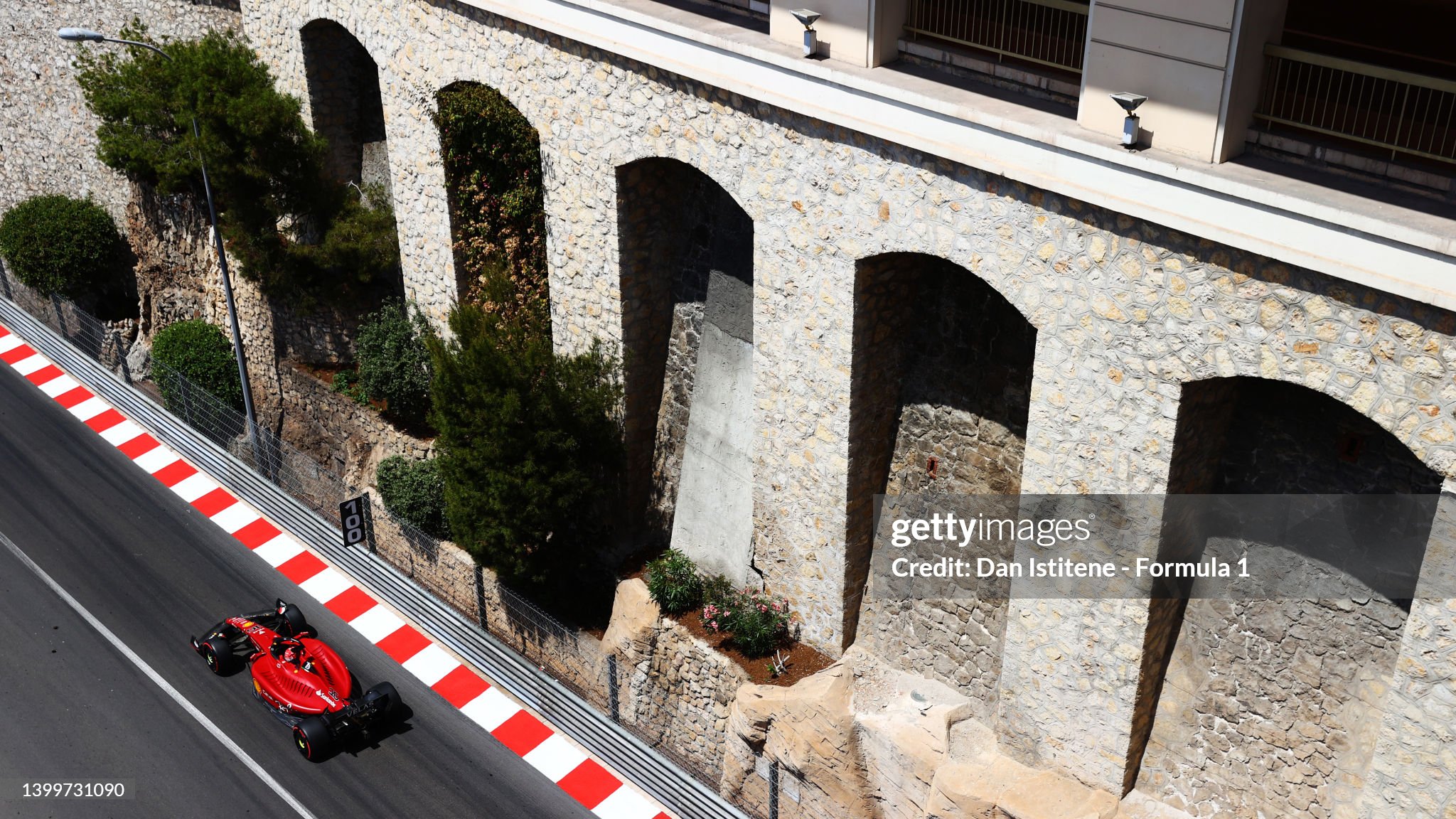 Charles Leclerc driving the Ferrari F1-75 on track during final practice ahead of the F1 Grand Prix of Monaco at Circuit de Monaco on May 28, 2022. 