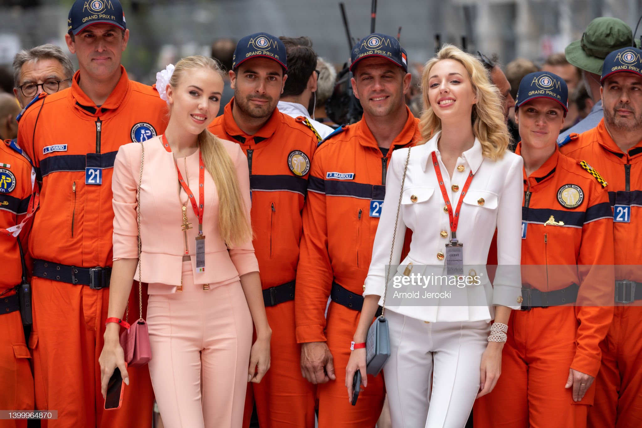 Princesses Maria Chiara of Bourbon Two Sicilies and Maria Carolina of Bourbon Two Sicilies during the F1 Grand Prix of Monaco on May 29, 2022. 