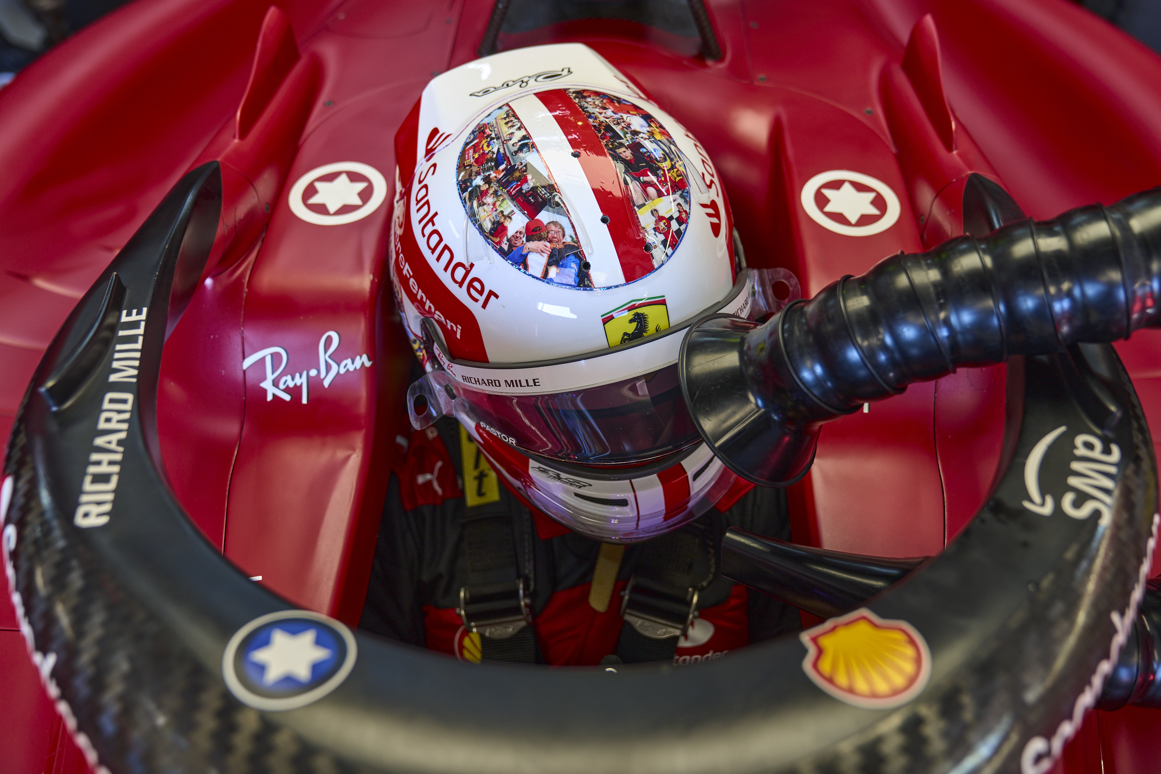 Charles Leclerc at the French Grand Prix in Le Castellet - Paul Ricard in July 2022. Photo by Ferrari.