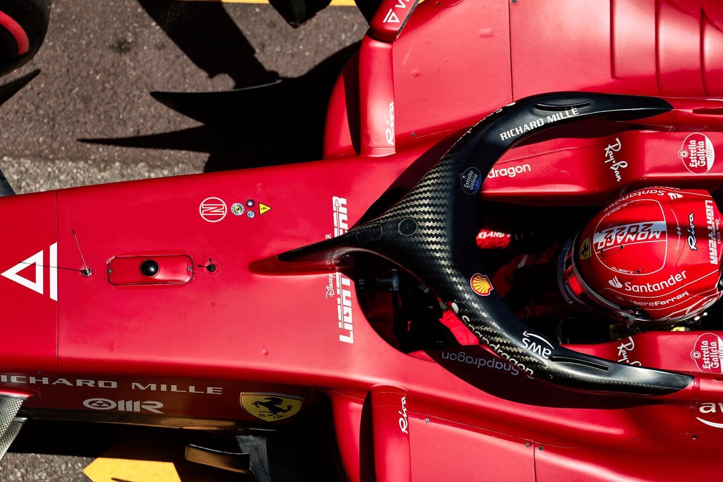 Charles Leclerc at the Italian Grand Prix in Monza in September 2022.