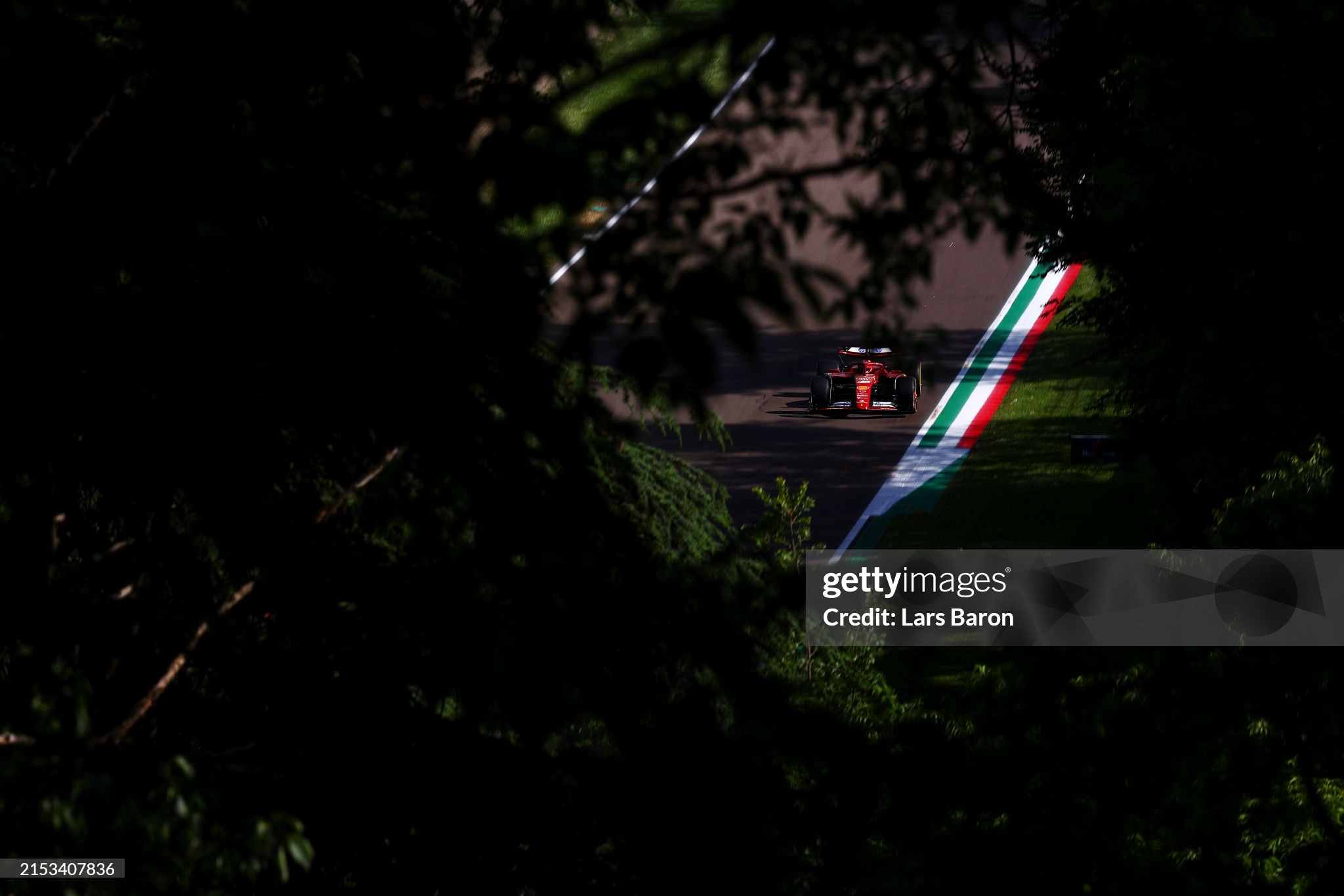 Charles Leclerc driving the Ferrari SF-24 on track during practice ahead of the F1 Grand Prix of Emilia-Romagna on 17 May 2024 in Imola, Italy. 