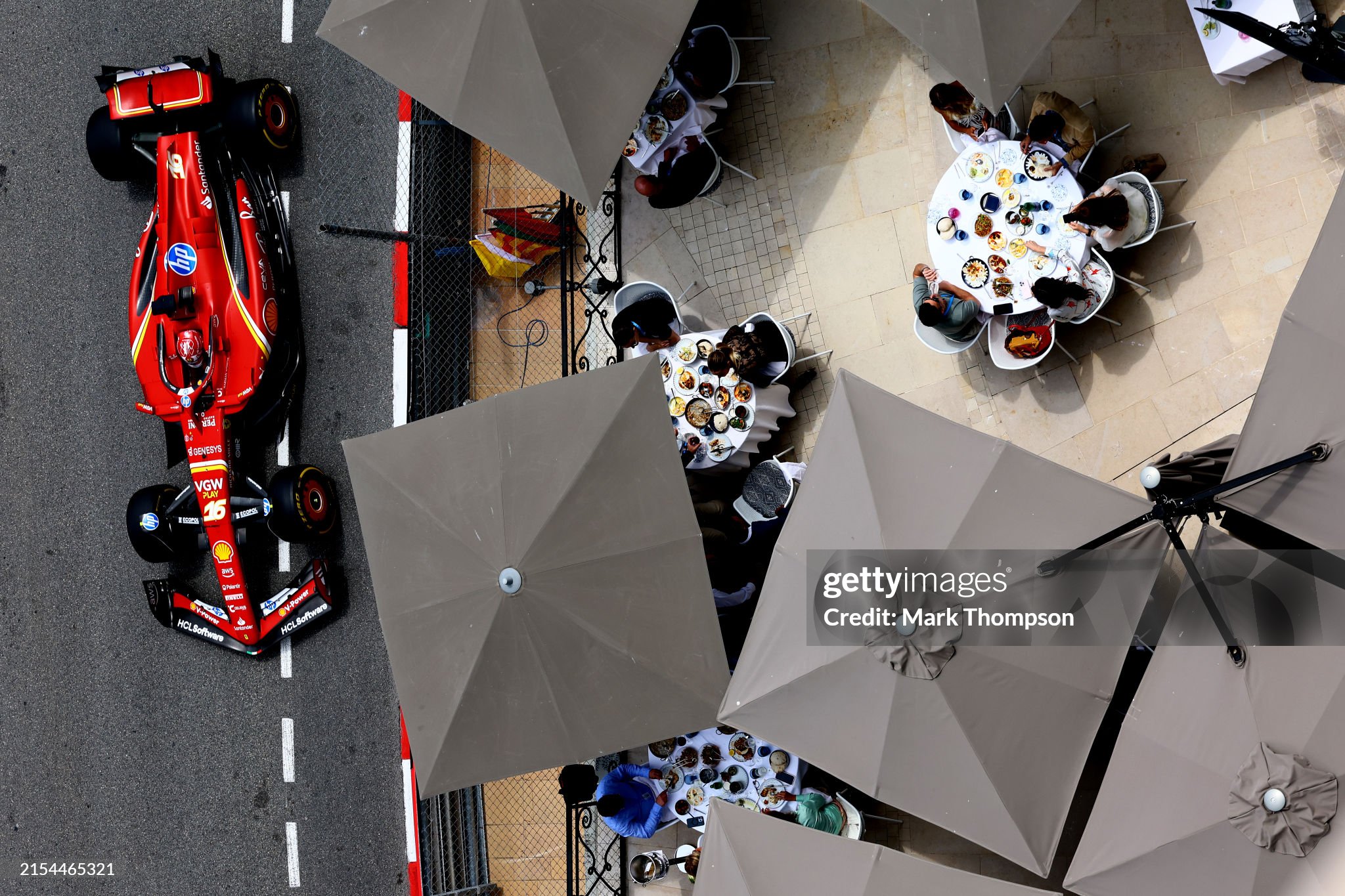 Charles Leclerc driving the Ferrari SF-24 on track during practice ahead of the F1 Grand Prix of Monaco at Circuit de Monaco on May 24, 2024. 