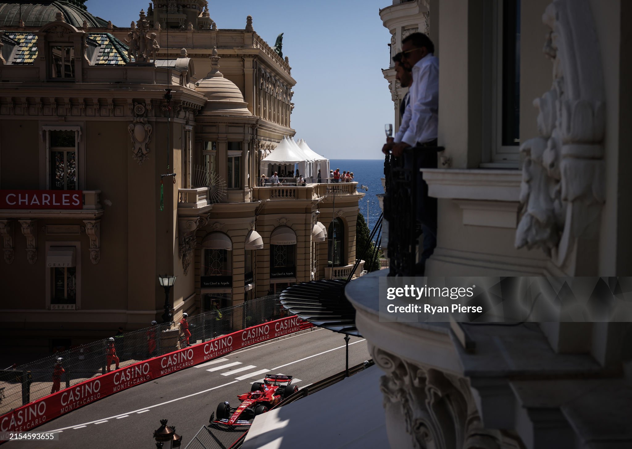 Charles Leclerc driving the Ferrari SF-24 during final practice ahead of the F1 Grand Prix of Monaco at Circuit de Monaco on May 25, 2024. 