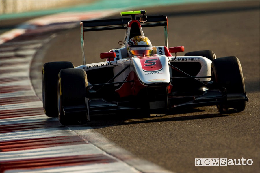 Charles Leclerc in action. 