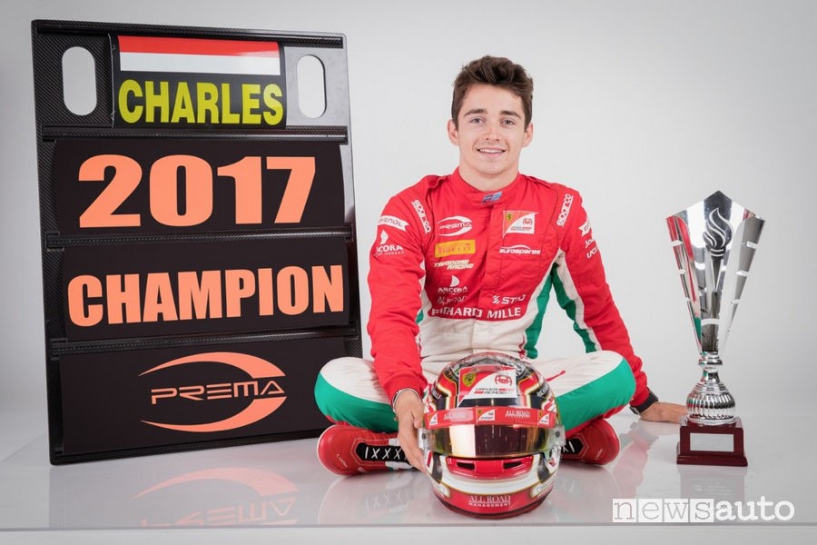 Charles Leclerc 2017 Champion. 