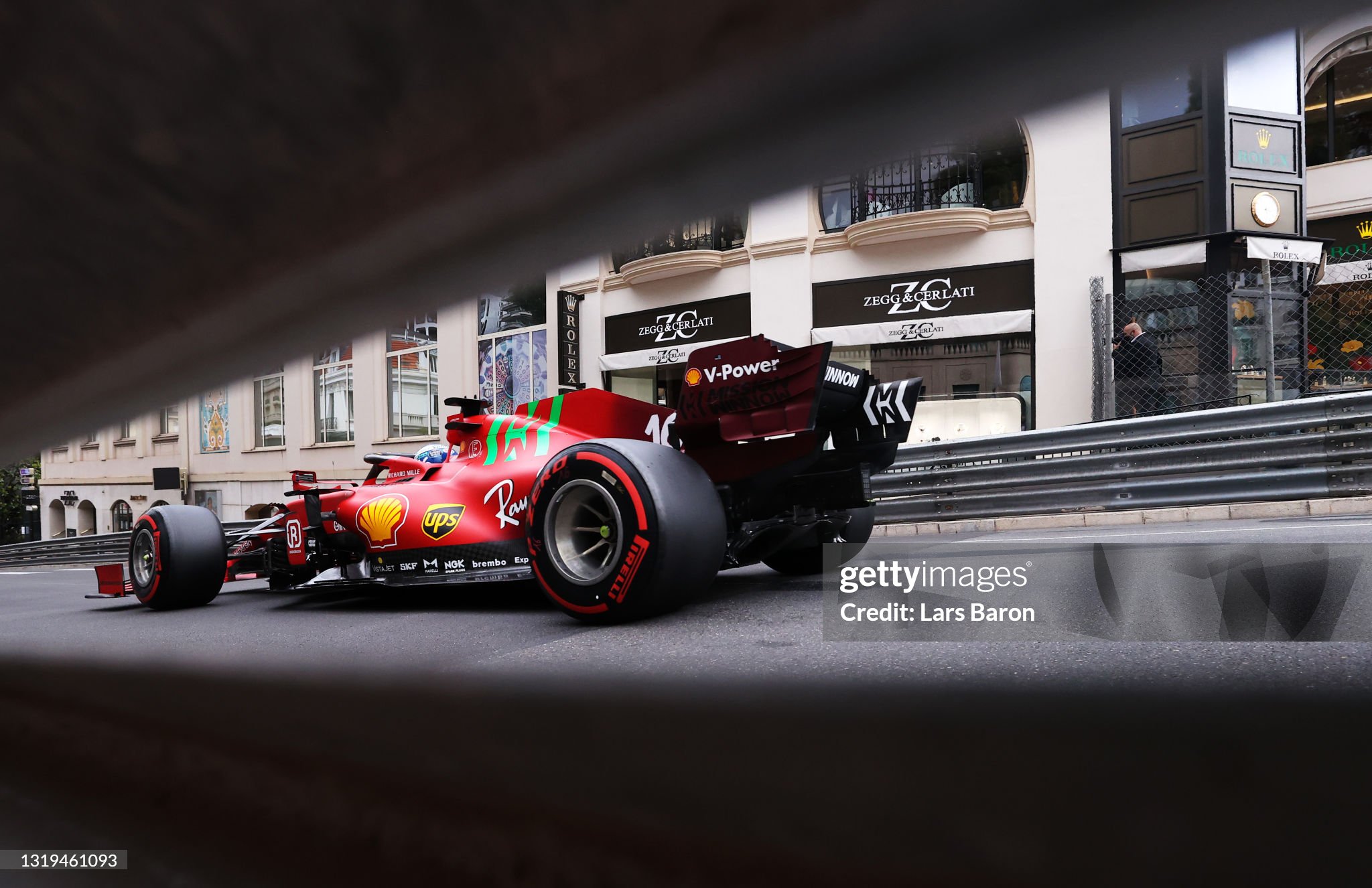 Charles Leclerc driving the Ferrari SF21 on track during qualifying for the F1 Grand Prix of Monaco at Circuit de Monaco on May 22, 2021 in Monte-Carlo. 