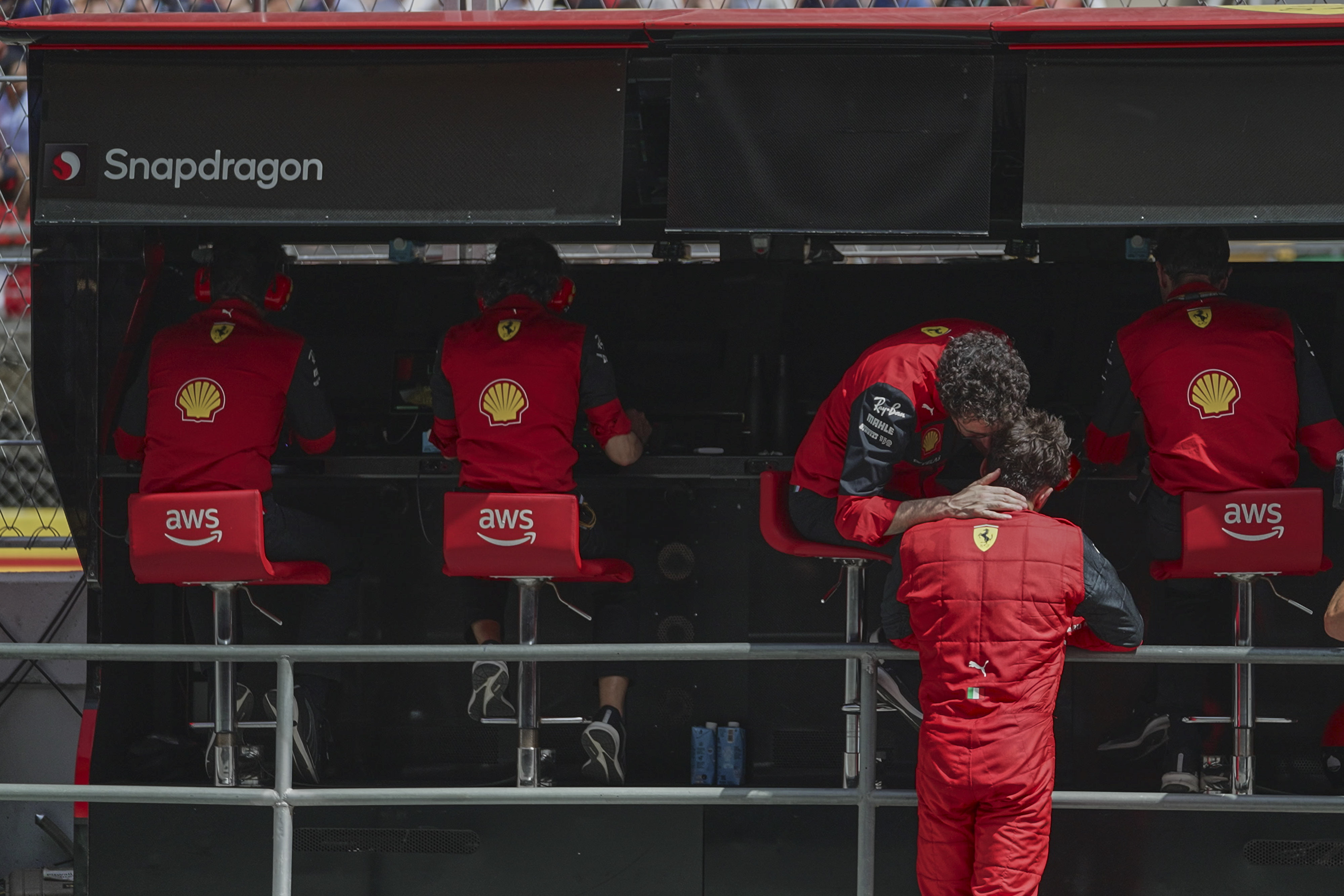 Charles Leclerc at the 2022 Barcelona Grand Prix. 