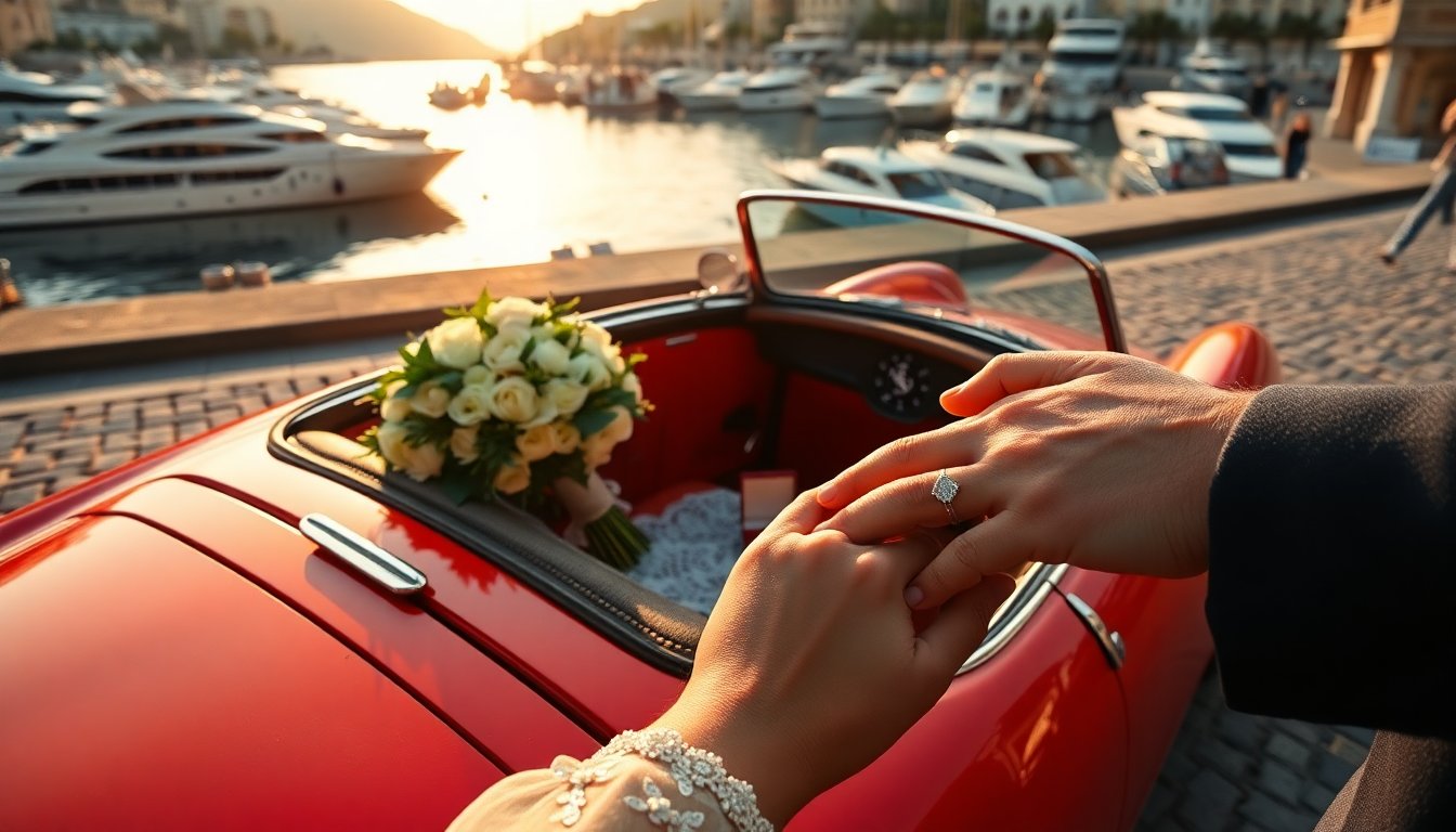 The ring and... the Ferrari.