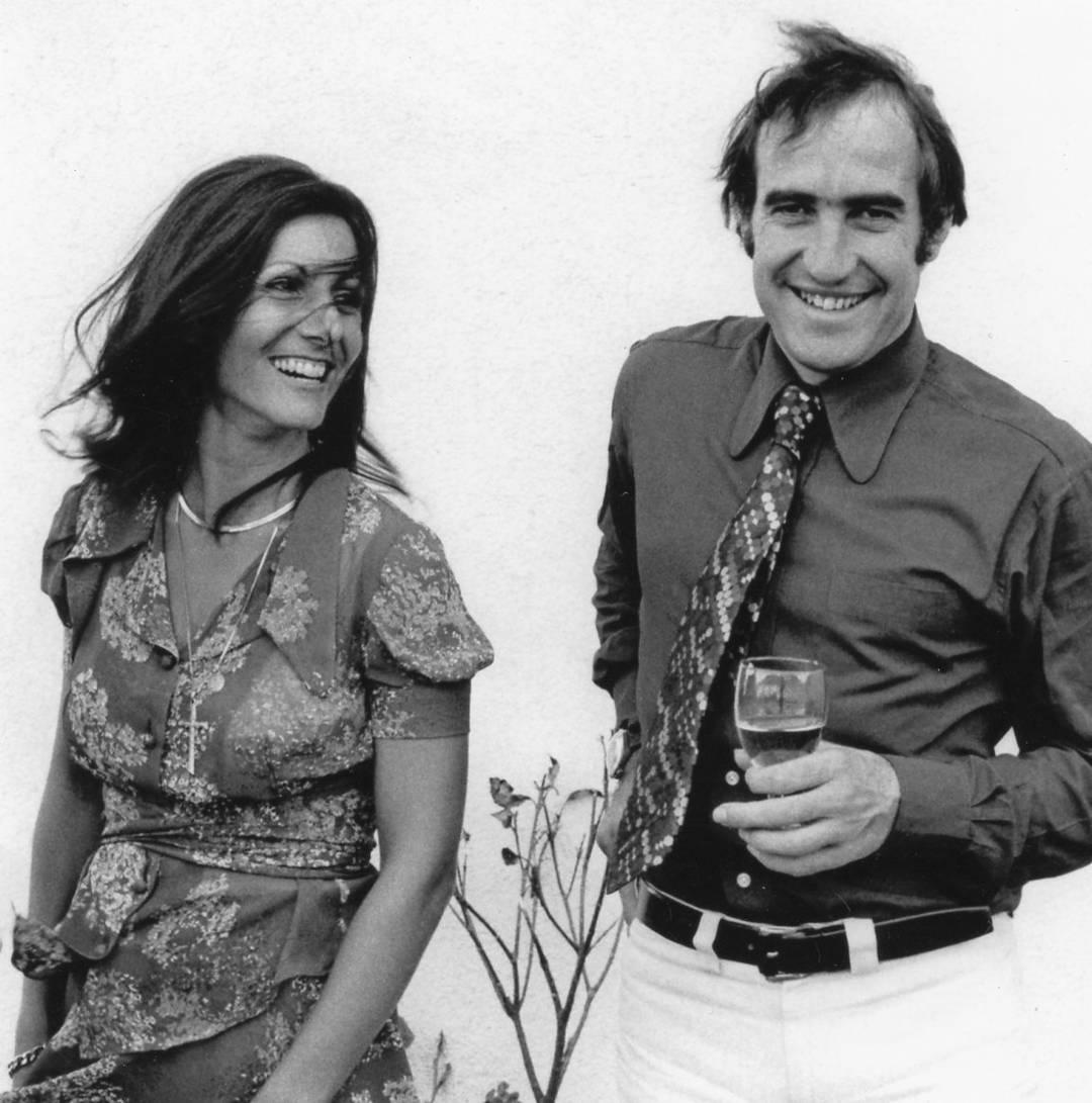 Clay Regazzoni and Maria Pia.