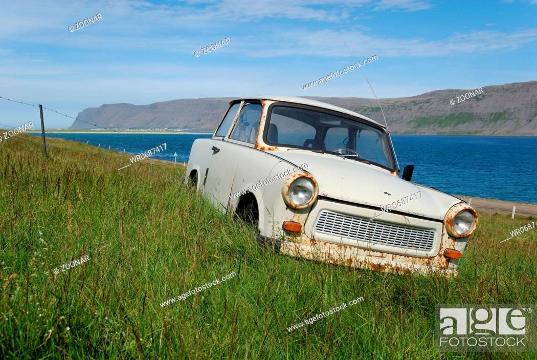 A German Trabant in Iceland.