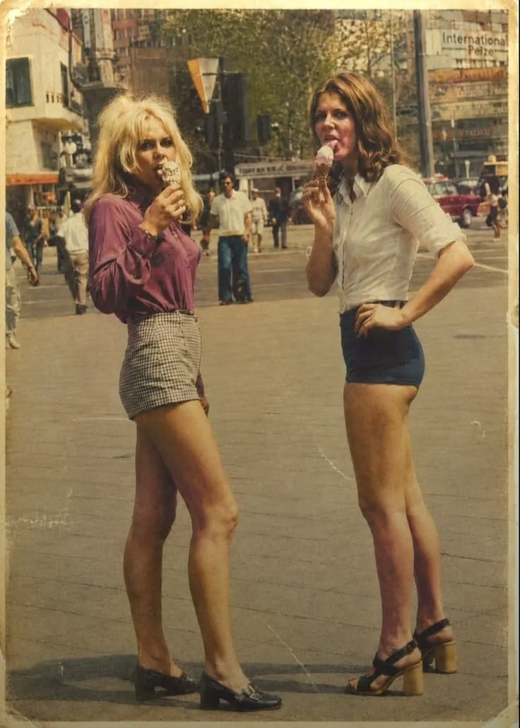Two girls in Berlin in 1971.