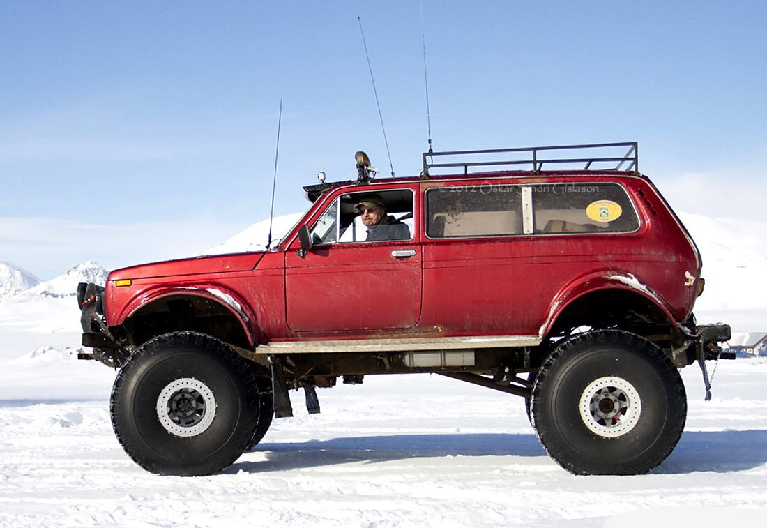 An Icelandic version of the Lada Niva.