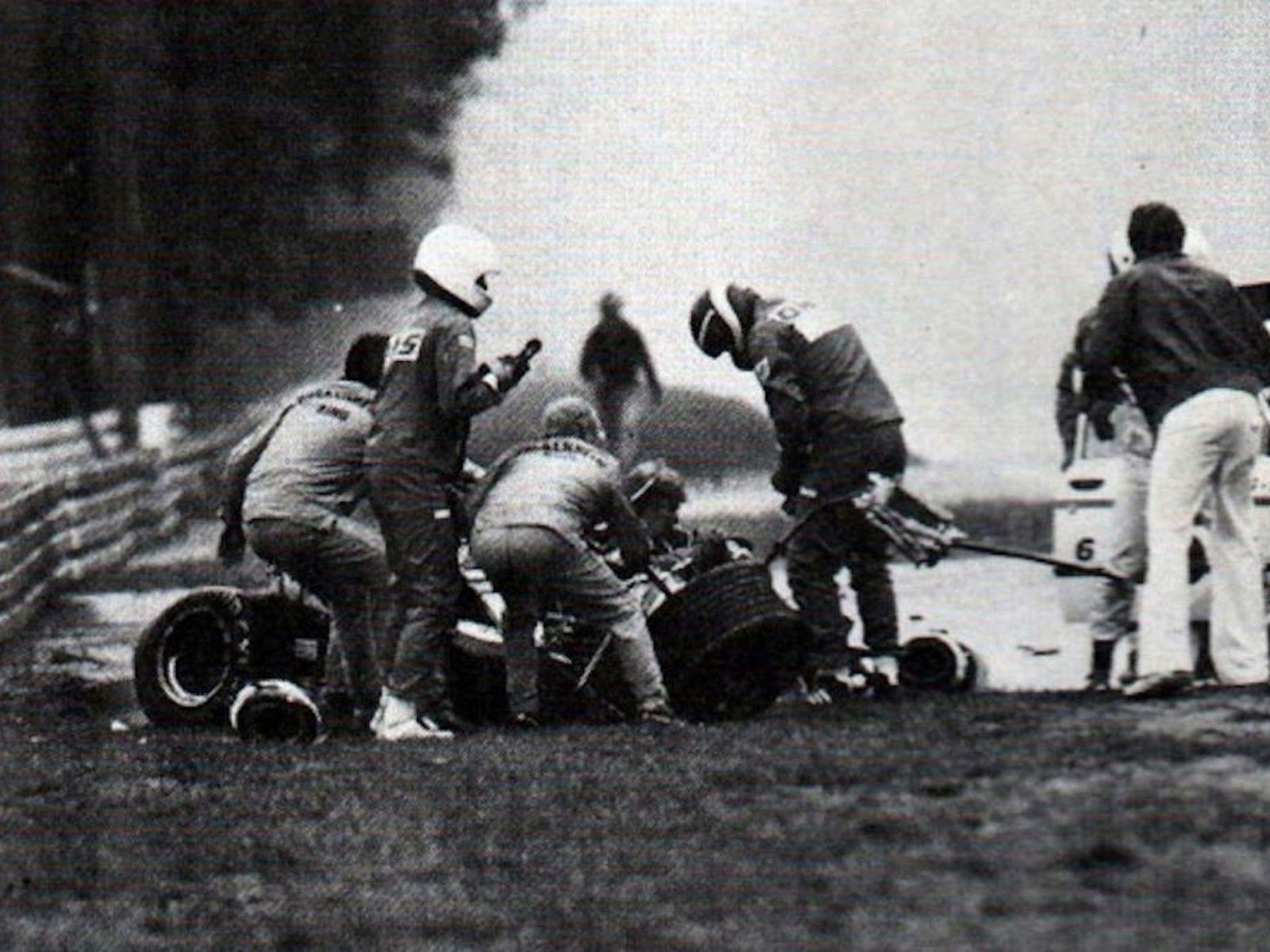 The accident of Didier Pironi.