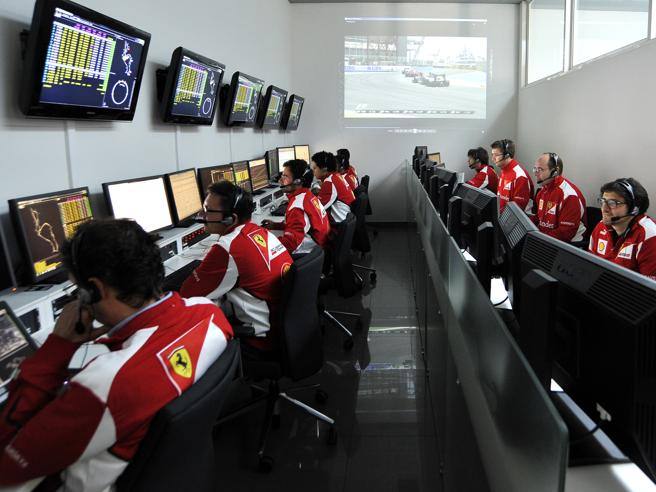 Ferrari engineers at work.