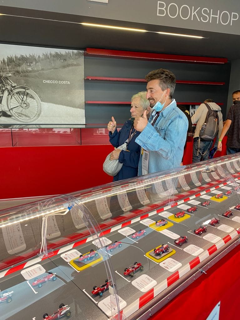 Elis Sernesi and his collection.