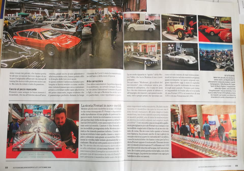 Elis Sernesi's collection in a magazine.