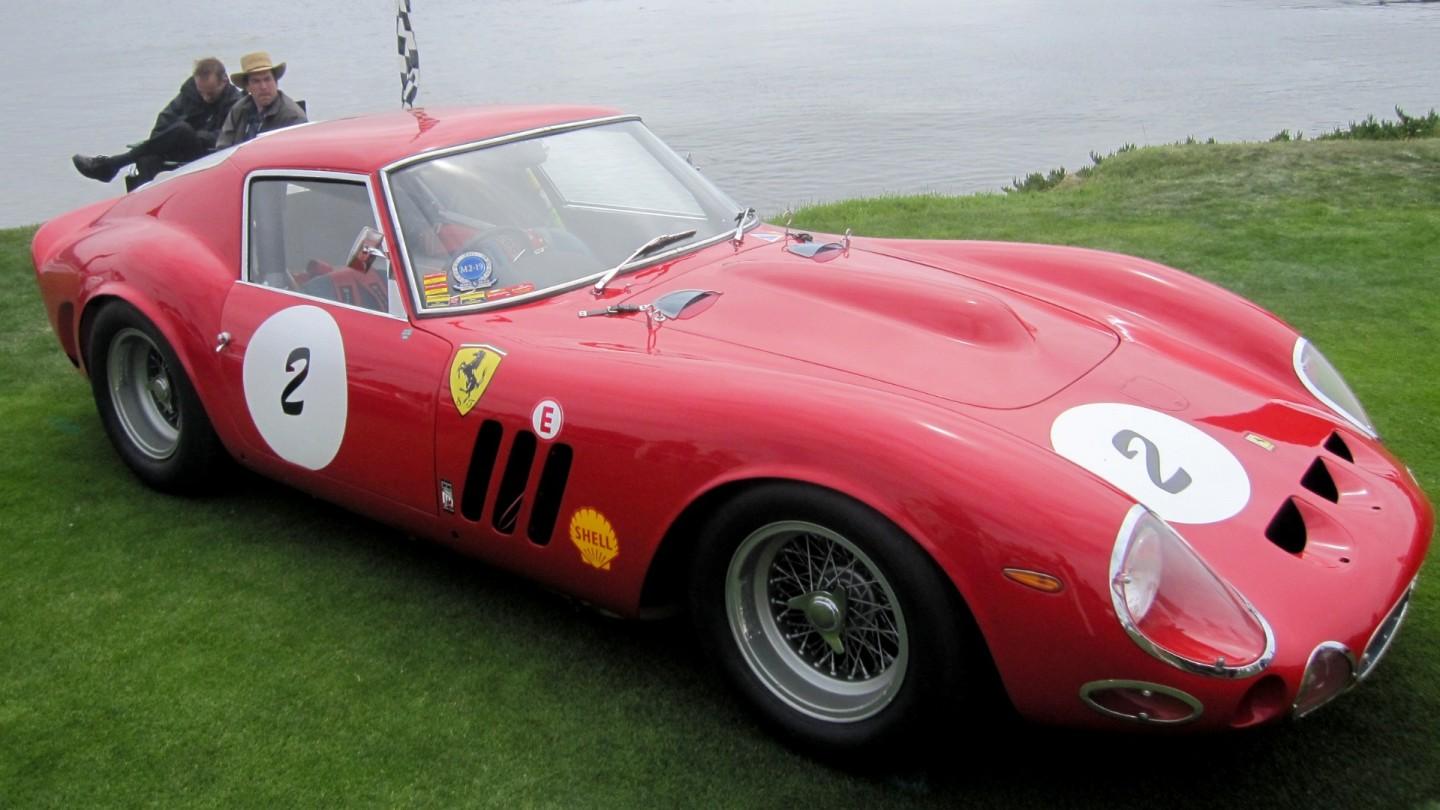 This car, Ferrari 330 GTO #4561GT, is owned by Carlo Vögele and is quite unique as it is one of just three genuine 330 GTO prototypes built.