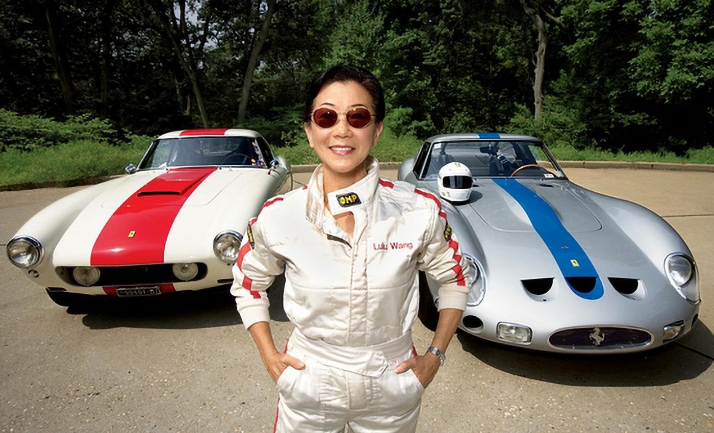Lulu Wang is Anthony Wang's wife and although Anthony purchased Ferrari 250 GTO #3769GT in 1995 and Ferrari 330 LMB #4453SA in 1989, his investment analyst wife's interest in GTOs preceded Anthony's subsequent fascination. Lulu purchased Ferrari 250 GTO #4713GT in 1986.