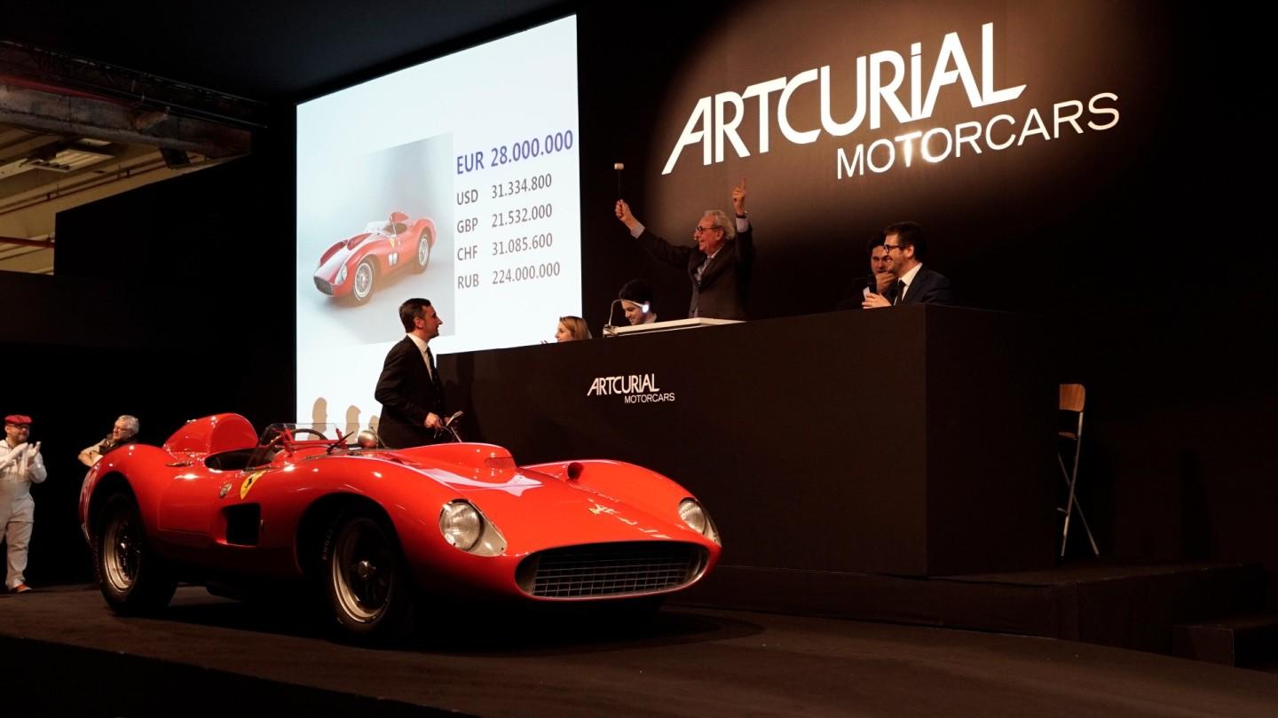 There were only three extant (four were made) examples of the Ferrari 335S Spider that sold for € 32,075,200 (US$ 35.7 million) in 2016. 