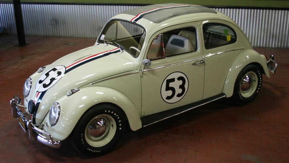 A 1963 Love Bug that starred in 'Herbie Goes to Monte Carlo.'