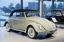 1960 VW 1200 Cabriolet.