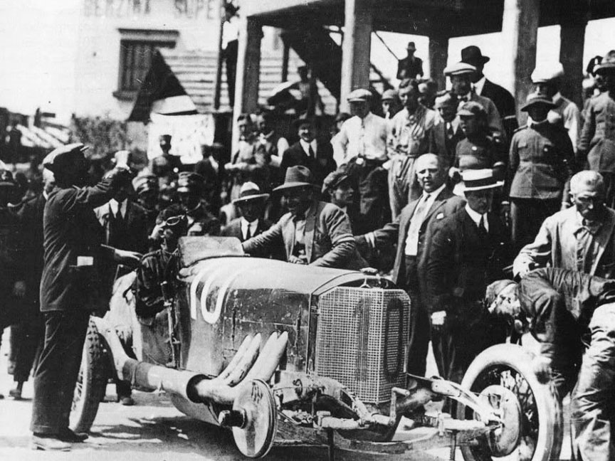 1924 Targa Florio winner Christian Werner's Mercedes PP. 