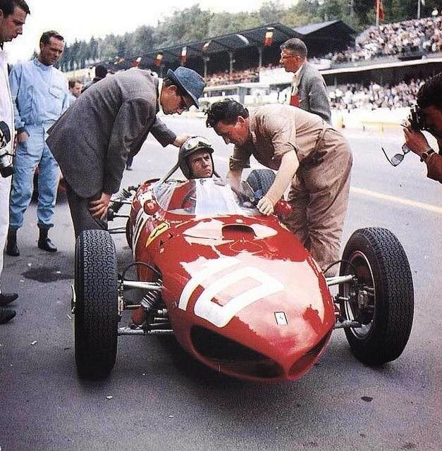 Willy Mairesse in Spa-Francorchamps, where he started and finished his F1 career. 
