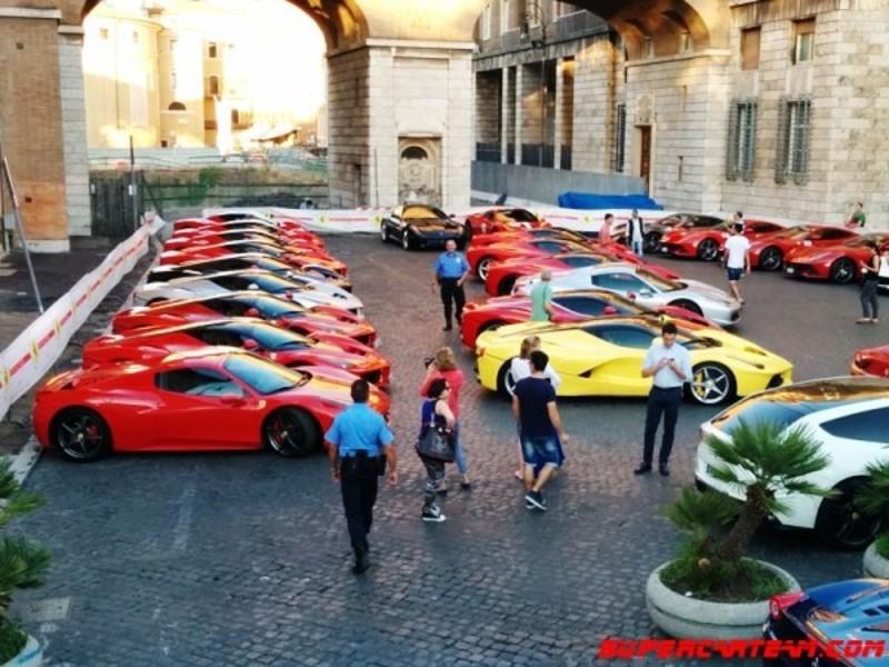The Ferrari Cavalcade 2015 was held in the eternal city, Rome.