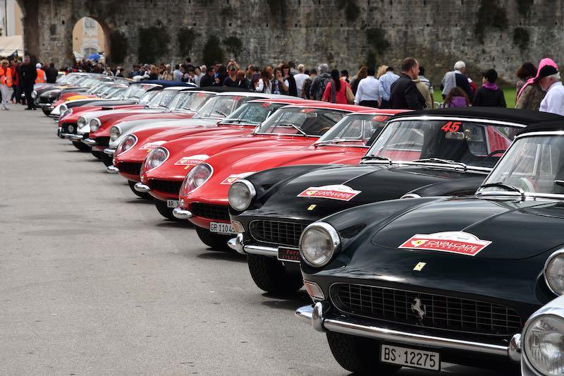 Seventy Ferraris from over 20 countries.