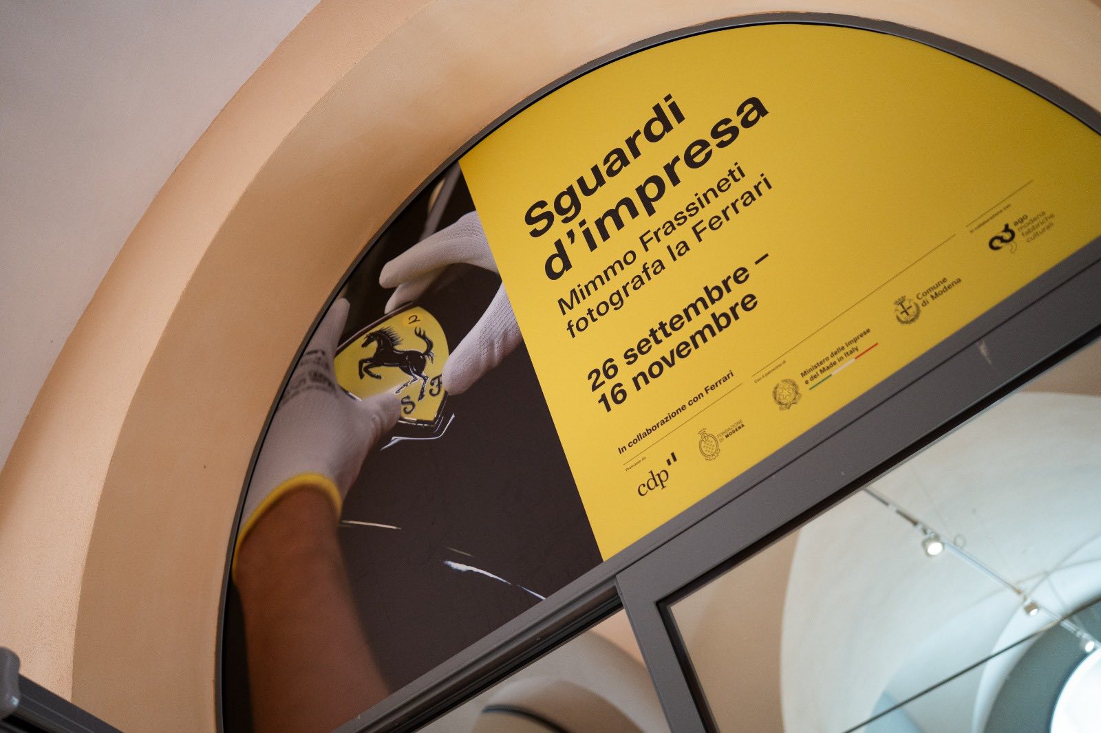 The 'Sguardi d'Impresa' exhibition from September 26 to November 16, 2025.