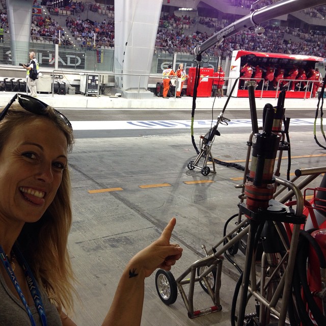 Oh well, that's was an awesome first day at Ferrari pits in Abu Dhabi in November 2014.