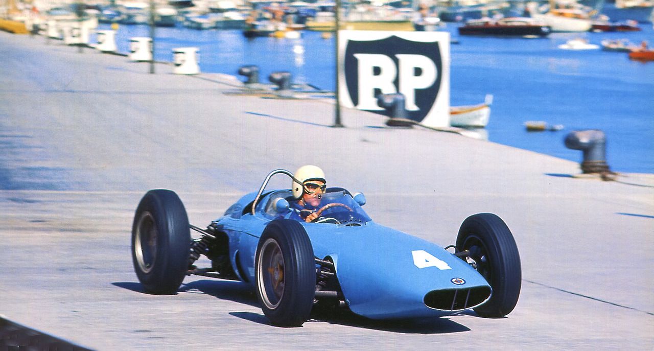 Maurice Trintignant at the 1964 Monaco GP.