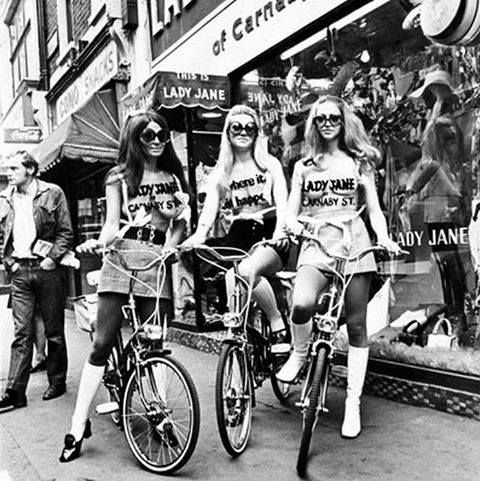 Girls in London in 1969.