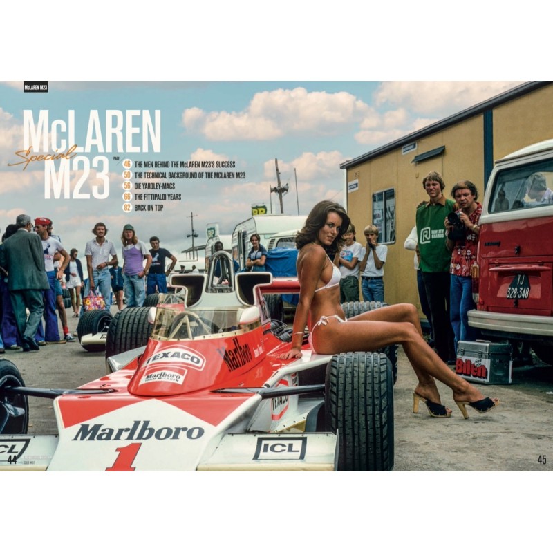 McLaren M23 1973–1978, Automobilsport n.37, English edition, 3rd quarter 2023.