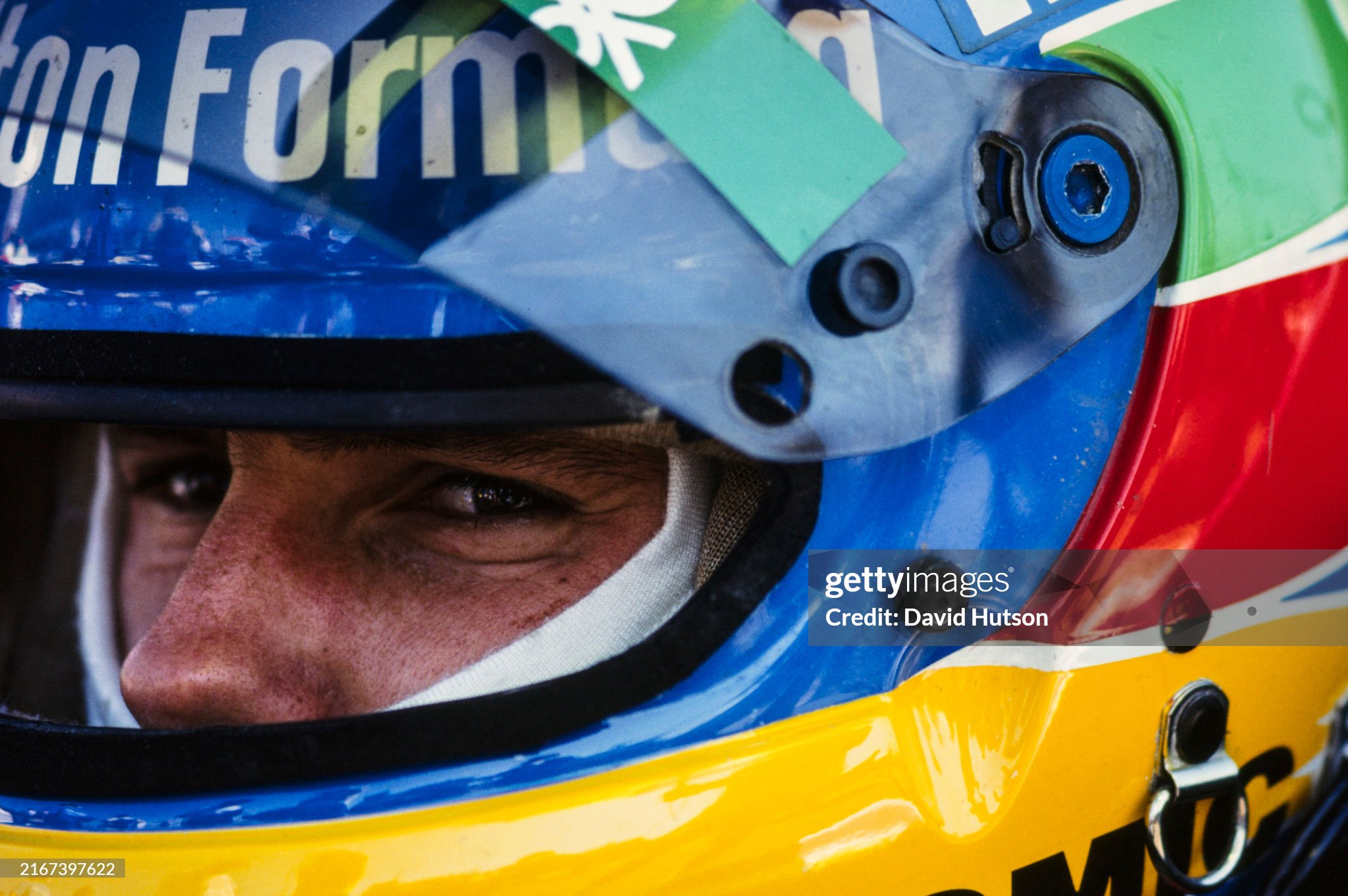 Gerhard Berger during the Canadian Grand Prix at Circuit Gilles Villeneuve on June 15, 1986. 