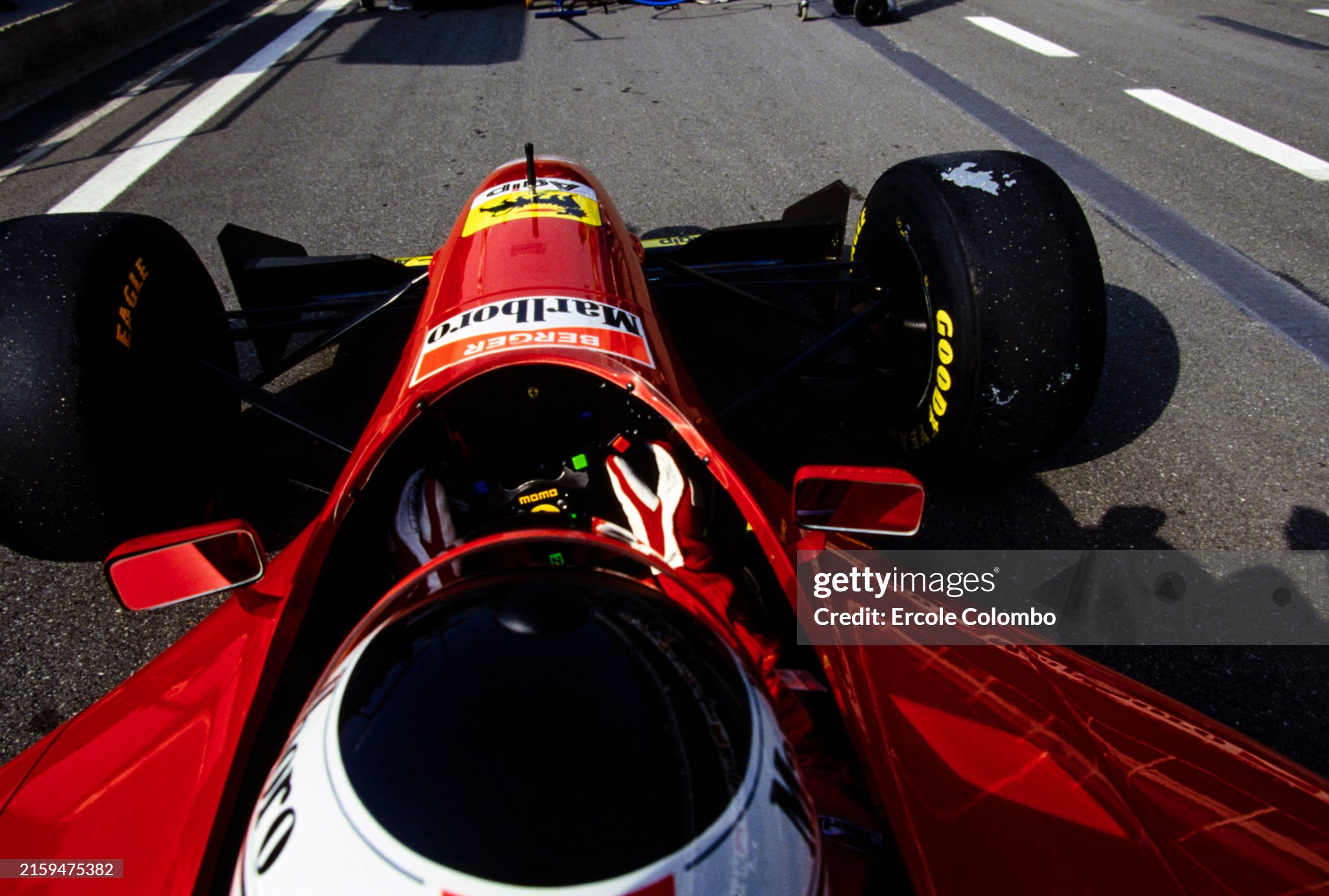 Gerhard Berger, Ferrari 412T1, during the Spanish Grand Prix at Barcelona on 29 May 1994. 
