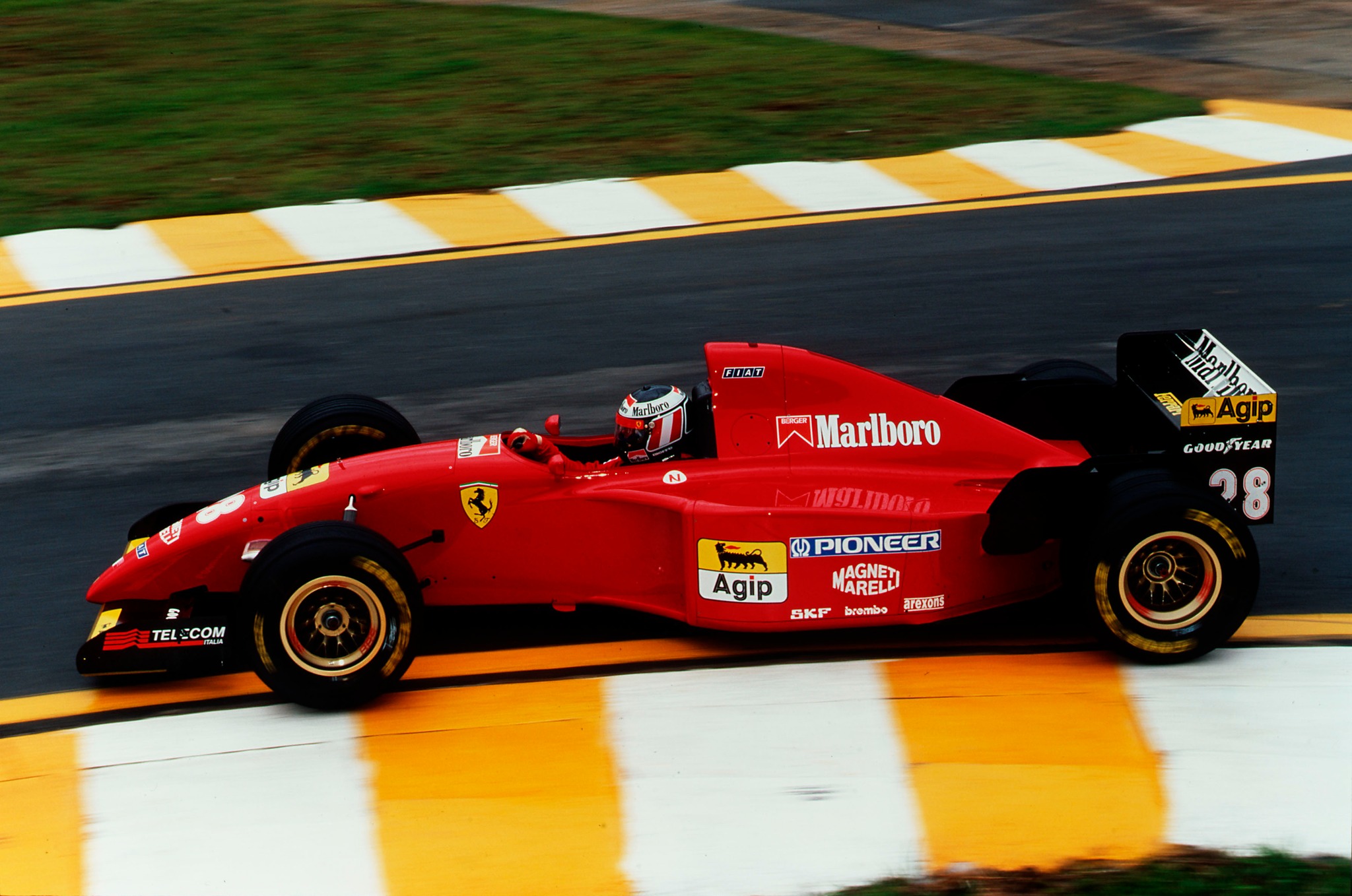 Gerhard Berger, Ferrari, in 1995.
