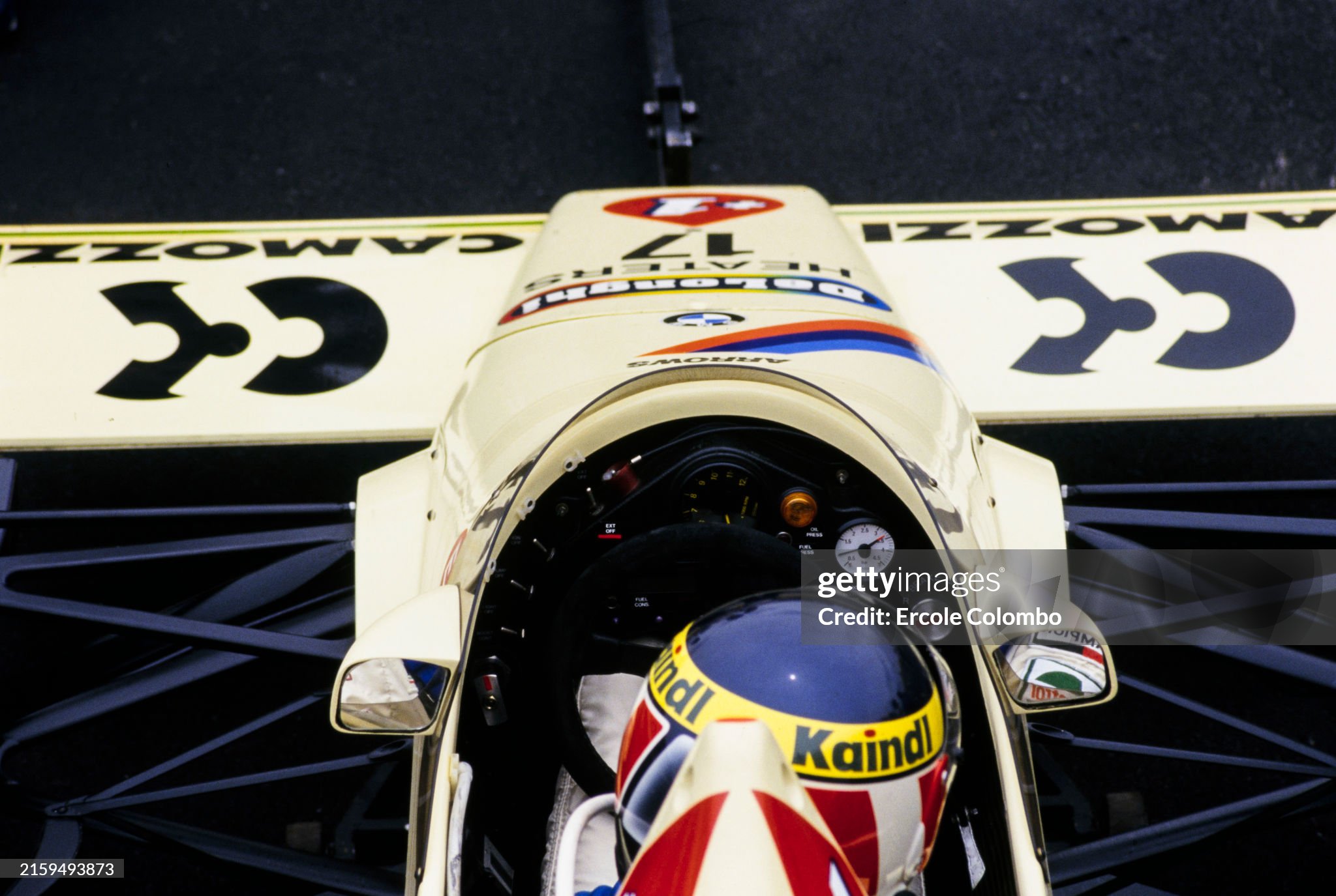 Gerhard Berger, Arrows A8 BMW, during the South African Grand Prix at Kyalami on October 19, 1985. 